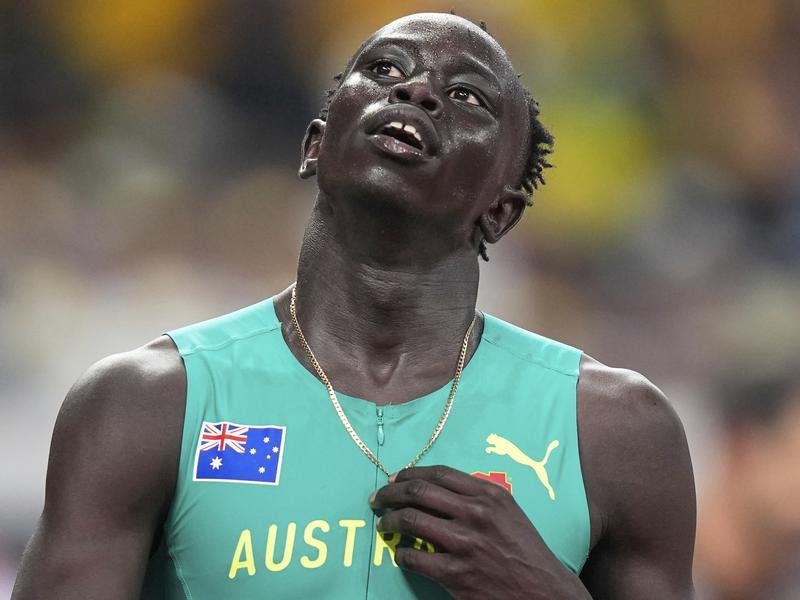 Gout Gout is already looking to the future after an impressive debut campaign on the world stage. (AP PHOTO)
