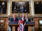Donald Trump and Keir Starmer address reporters at the conclusion of the US President’s state visit.