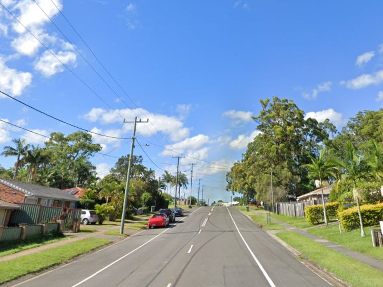 Police were called to Haig St in Loganlea about 7.30pm on Thursday.