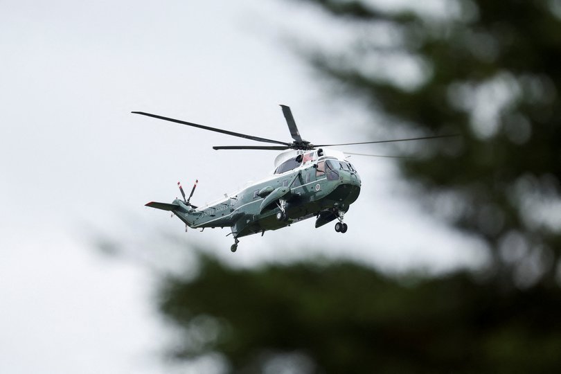 Following the incident, the couple boarded Air Force One for their return to the White House.