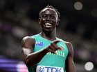 Gout Gout of Team Australia reacts after failing to qualify for the Final during the Men's 200 Metres Semi-Finals.
