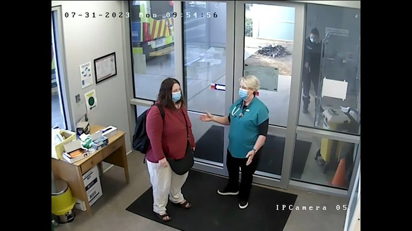 Erin Patterson discharged herself from Leongatha Hospital only five minutes after arriving, ignoring medical advice.