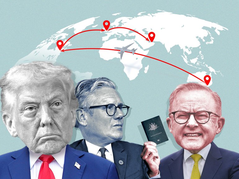 Anthony Albanese will be banking on using his 10-day trip to secure a meeting with Donald Trump, as well as UK PM Keir Starmer