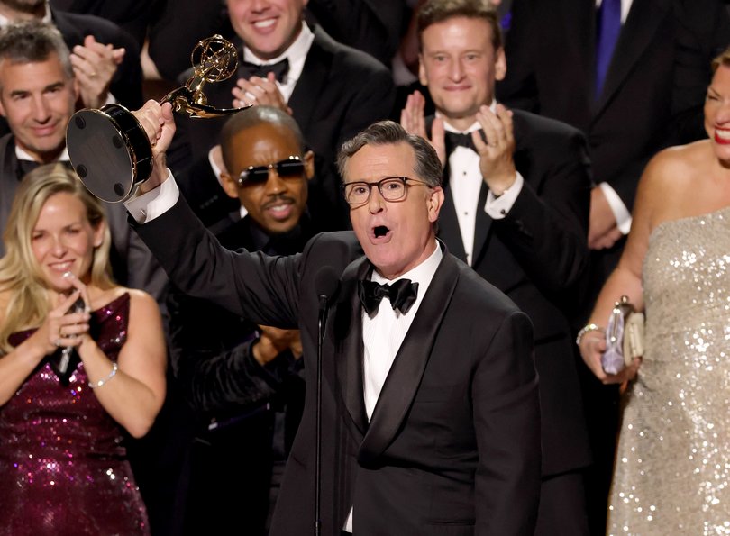 Stephen Colbert won an Emmy this week. 