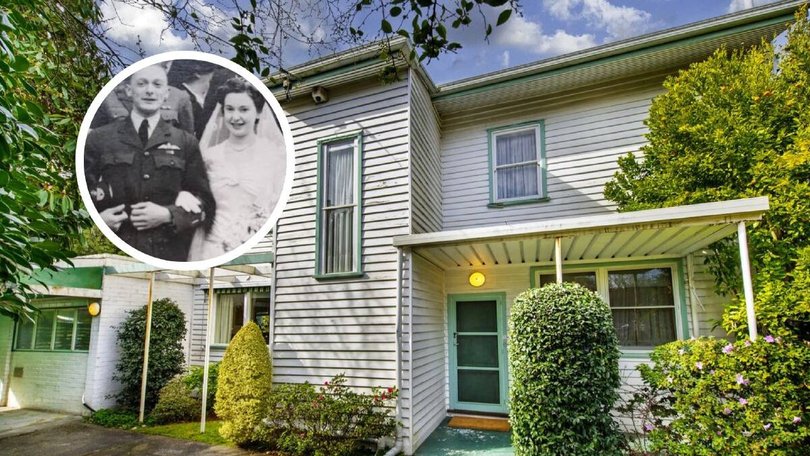 After the war the young couple bought a 748 sqm block near Mitcham Station, determined to create their forever home.