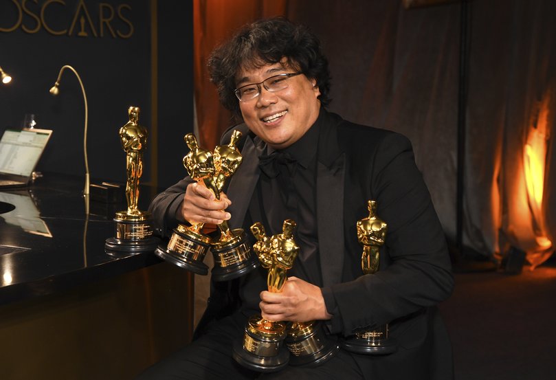 Bong Joon-ho cleaned up at the Oscars for Parasite. 