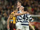 Patrick Dangerfield has led Geelong to the grand final in a win over Hawthorn.