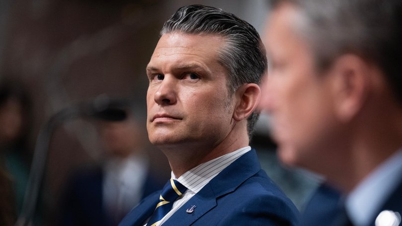 Secretary of Defense Pete Hegseth.