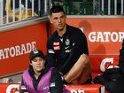 Collingwood veteran Scott Pendlebury has been subbed out early in the AFL preliminary final. 