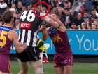 Dayne Zorko had a swipe at Mason Cox’s protective eyewear. 