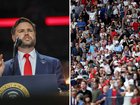 A memorial service for conservative activist Charlie Kirk has drawn tens of thousands of mourners.