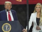 US President Donald Trump has honoured Charlie Kirk's life with his widow Erika. (AP PHOTO)