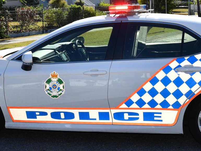 Shoppers have been left shaken after a knife-wielding man stormed a popular Queensland shopping centre.