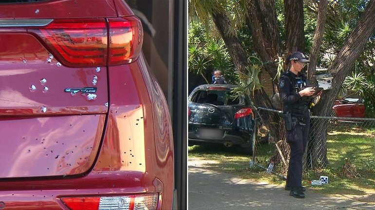 Police are hunting three people after a ‘targeted’ shooting in Slacks Creek.