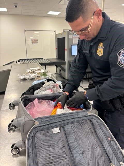 Customs officers have launched an investigation after a chilling discovery at Tampa International Airport.