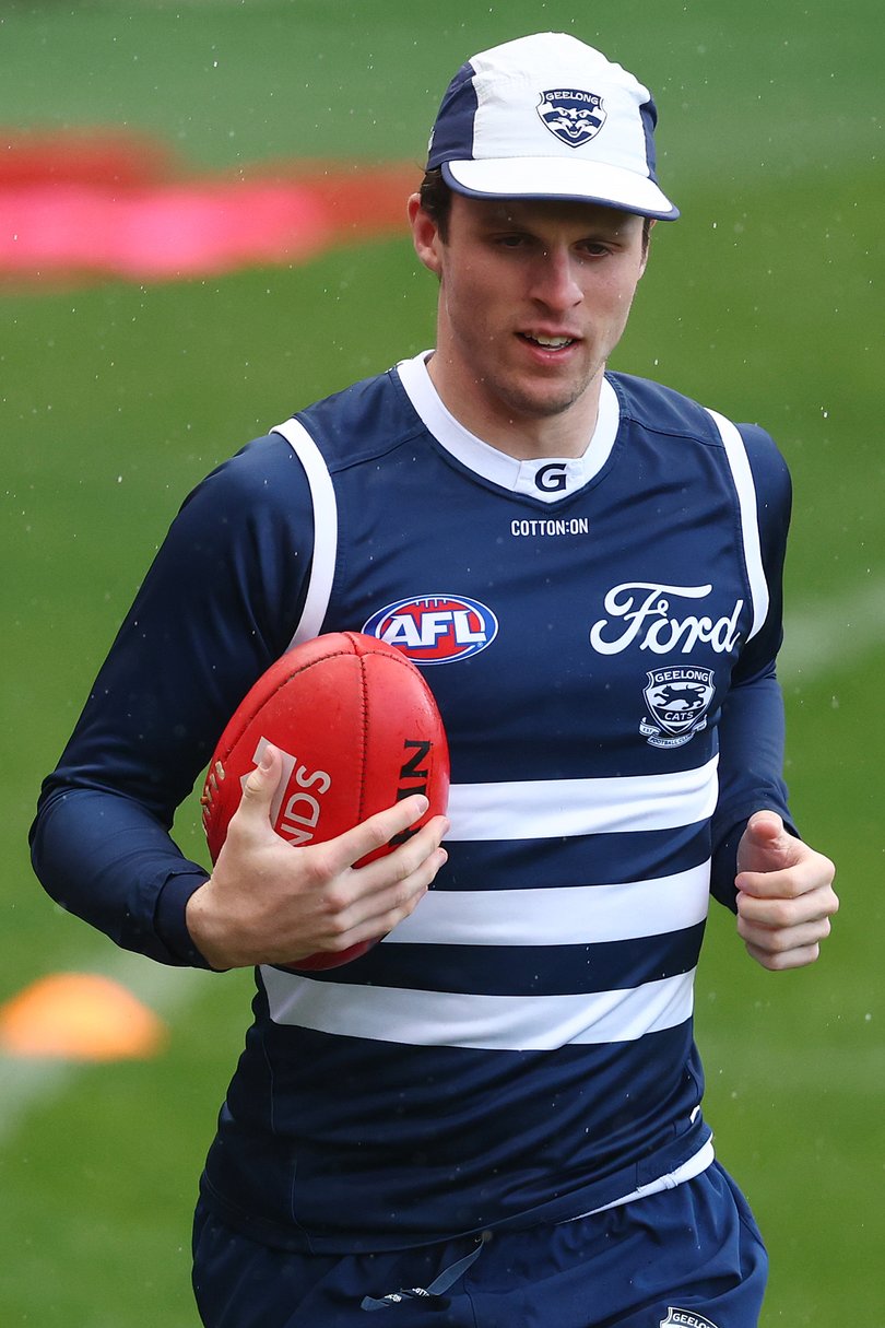 Max Holmes training on Monday.