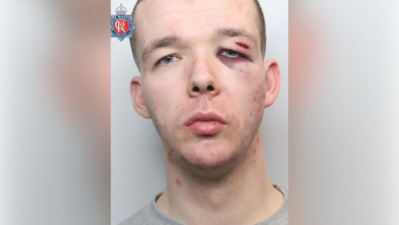 Luke Allman, 26, stabbed a man while he was supposed to be celebrating the gender reveal of his first child.