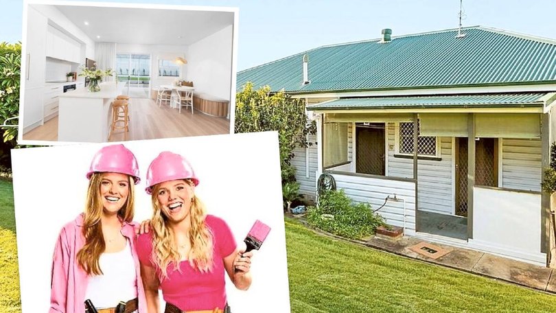 The Block winners Maddy and Charlotte recently completed a whirlwind renovation in Newcastle./Nine