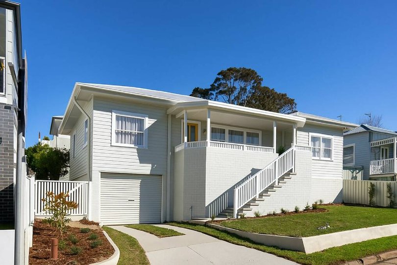 The freshly renovated exterior.
