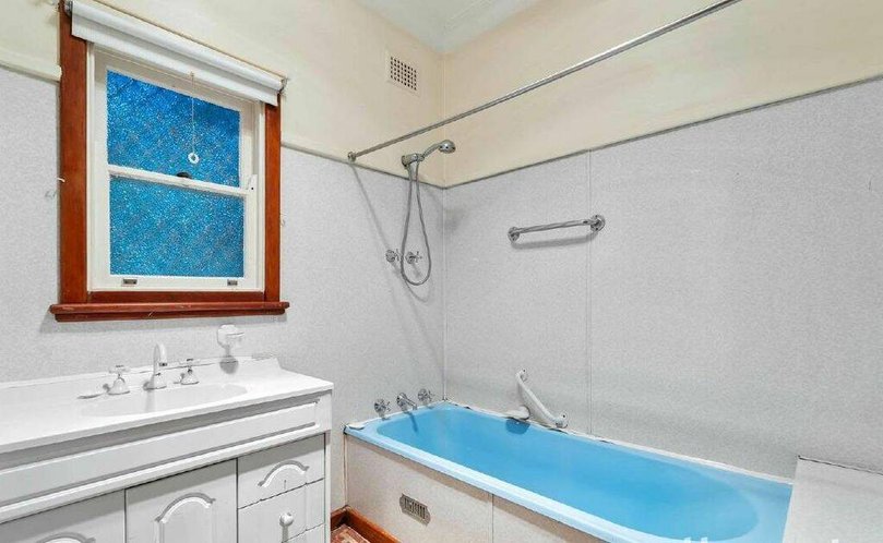 The home's original bathroom.