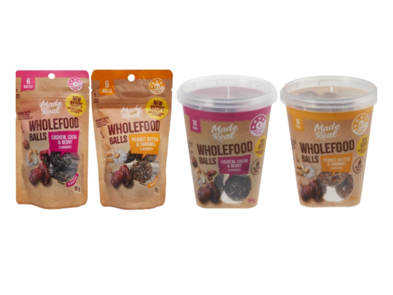 Various Made Real Wholefood Balls have been recalled.