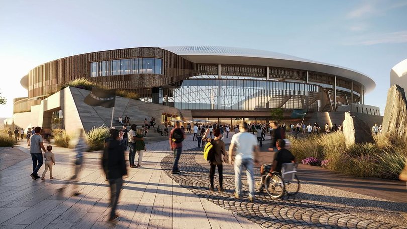 The fate of the proposed new stadium in Hobart may rest with a small group of independent MPs. (PR IMAGE PHOTO)