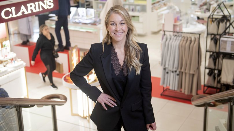Olivia Wirth, CEO of Myer in the Sydney store.