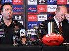 David Barham's stint as Essendon president is over. (James Ross/AAP PHOTOS)