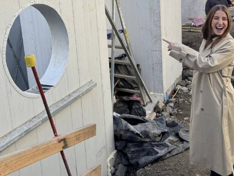 The couple are currently renovating a 150-year-old property. Pic: Instagram/thebuild_ravenswood