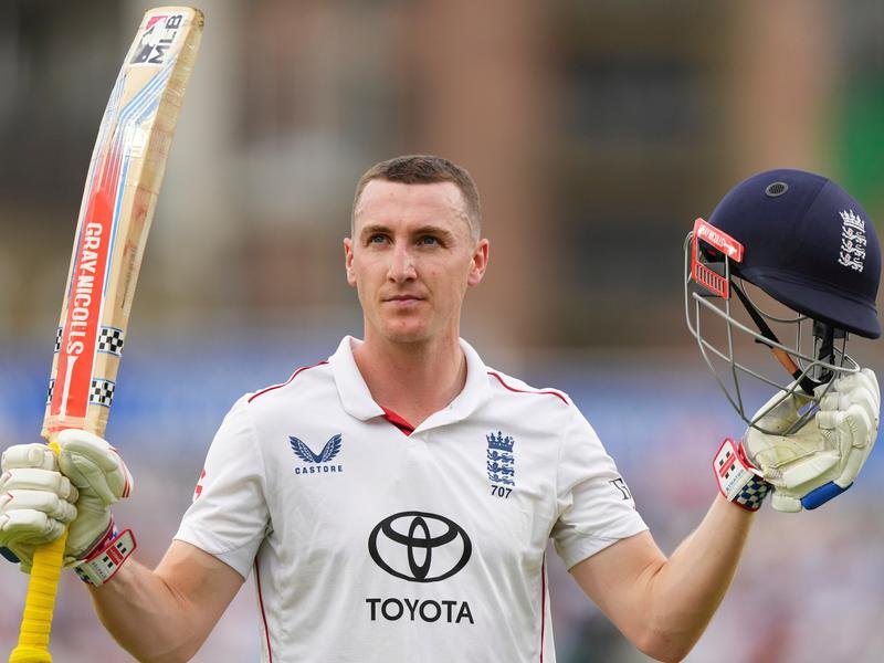 Harry Brook, 26, has been promoted to be England's vice-captain for the Ashes series. (AP PHOTO)