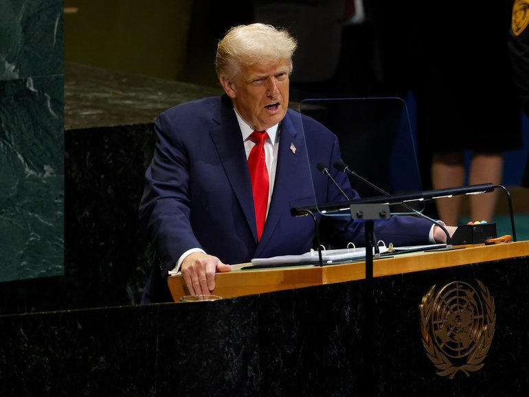 US President Donald Trump told world leaders at the UN their countries were ‘going to hell’