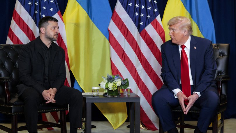 With the help of NATO forces, Ukraine is well-placed to regain territories taken by Russia, says US President Donald Trump.