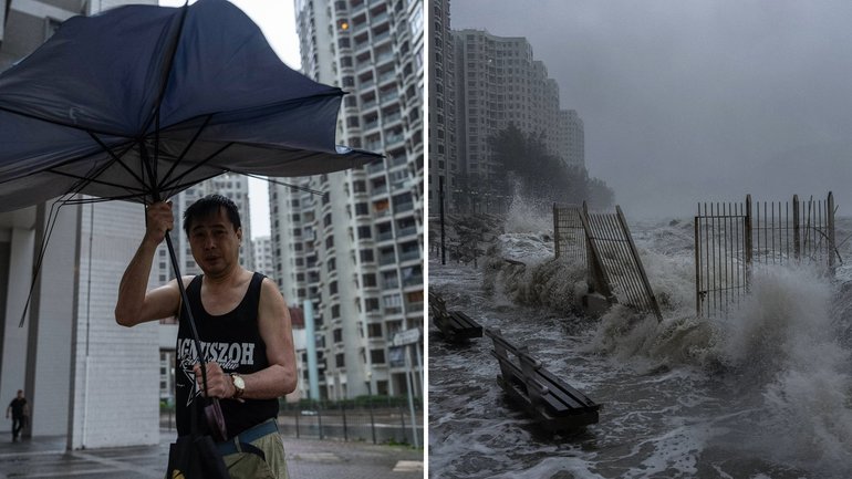 Hundreds of flights have been cancelled and businesses and transport services have shut down.