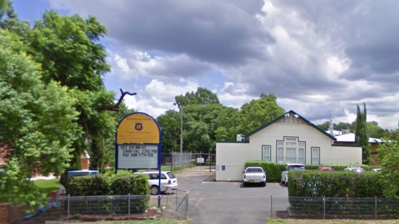 A five-year-old girl was allegedly stabbed in the head with a pencil by a fellow student at school St Philomena’s School in Moree.