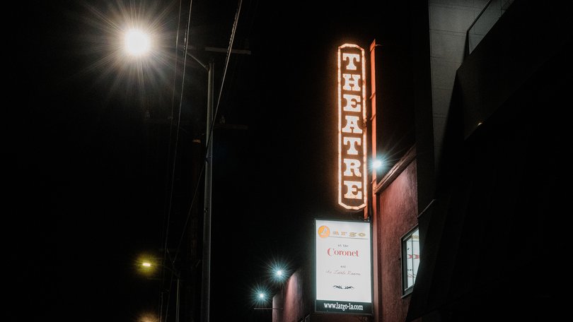 The performance space Largo, now at the Coronet Theatre in West Hollywood, used to be on Fairfax Avenue.