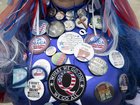 A supporter of President Donald Trump at the Iowa State Fairgrounds in Des Moines on July 3, 2025.