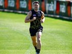 Lachie Neale will have to train the hardest of all the Lions to prove his fitness for Saturday. (Russell Freeman/AAP PHOTOS)
