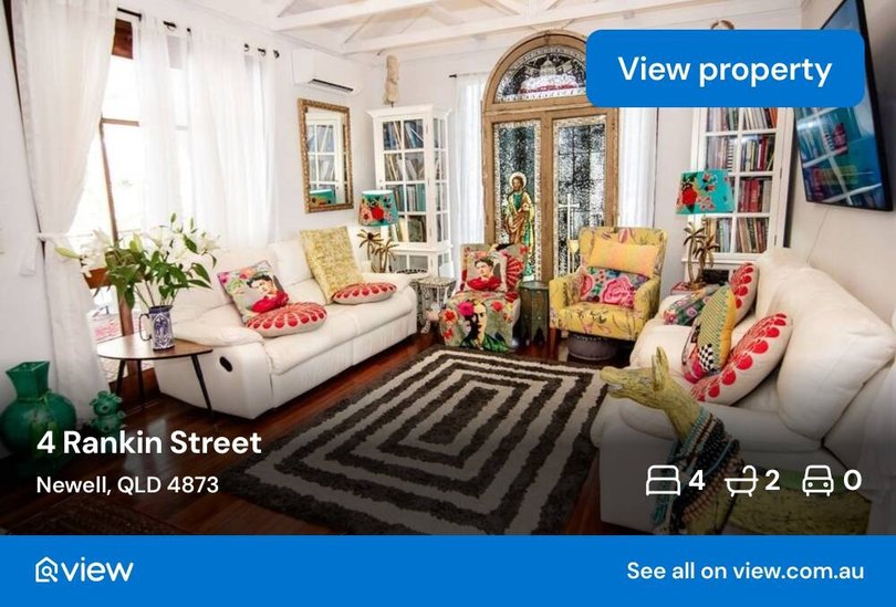 The property features Carribean-inspired interiors.