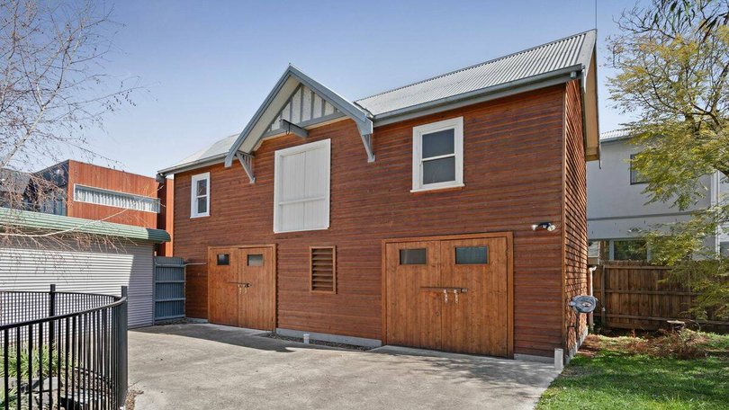 At the back of the property is a separate two-level studio/loft. Pic: Ray White.