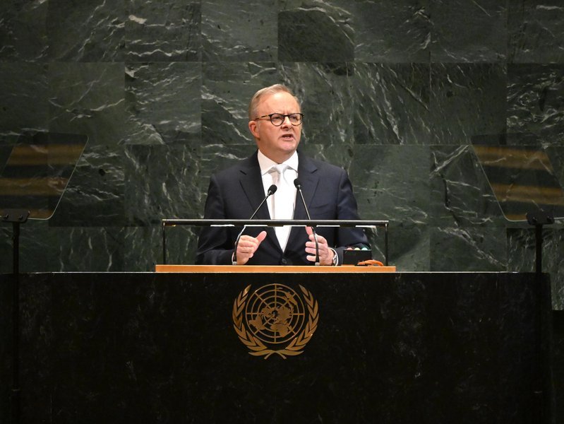 Anthony Albanese has called for more action on climate change and an end to regional conflicts.