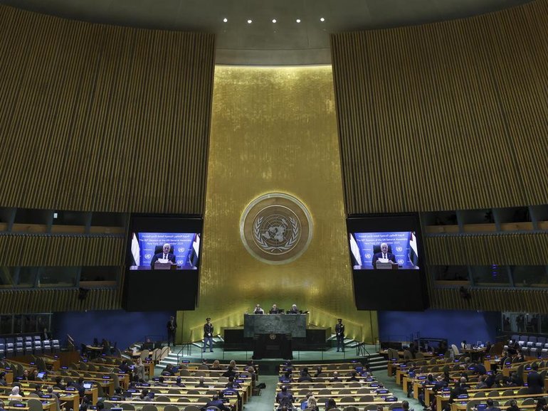 Israeli Prime Minister Benjamin Netanyahu heads to New York to give his own address on Friday. 