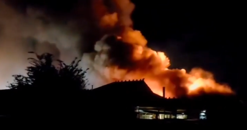 The blaze started in the boys’ bedroom.
