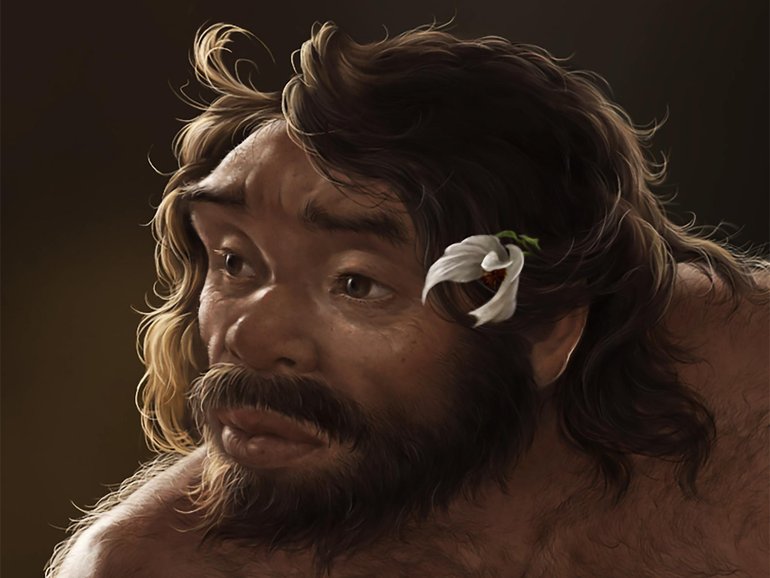 An artistic rendering of the Yunxian man, who may have lived about 1 million years ago, according to a new analysis.