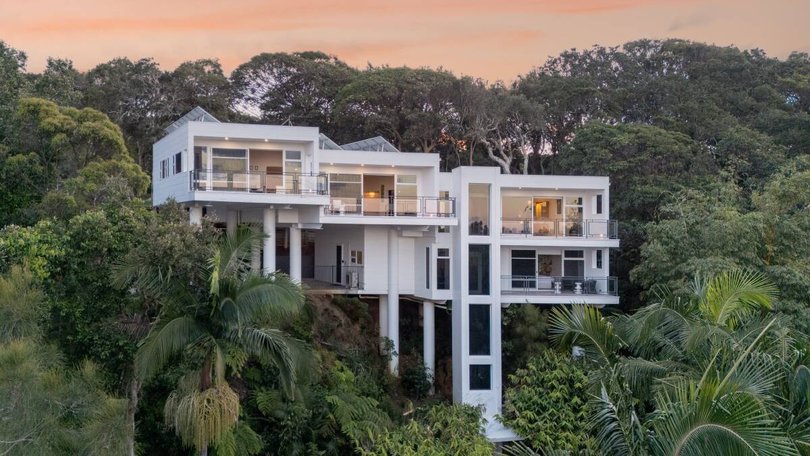 Sea Nest sits high among the trees at Nambucca Heads.