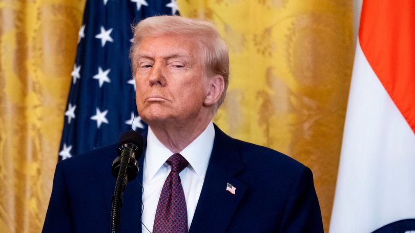 Asian markets have dropped after US President Donald Trump has announced a string of huge new tariffs.