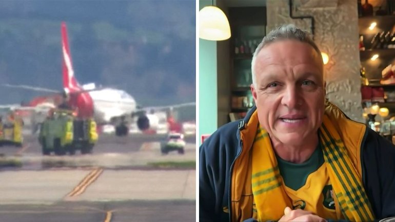 The Qantas flight from Sydney to Auckland was forced into an emergency landing after a life-threatening distress signal.