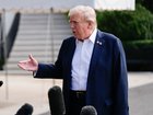 Donald Trump tells reporters a deal on Gaza is near before leaving the White House to attend a golf tournament.