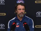 Geelong coach Chris Scott has been questioned by fans over his decision to sub out Rhys Stanley.