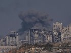 The Israeli army says its aircraft have struck 120 targets across the Gaza Strip over the past day. (AP PHOTO)