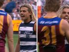 Harris Andrews and Bailey Smith exchanged words late in the grand final. 